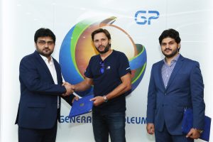Shahid Afridi visit to GP Head Office